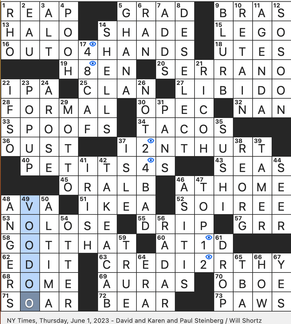 Deciphering the Clues: Not Too Bad NYT Crossword